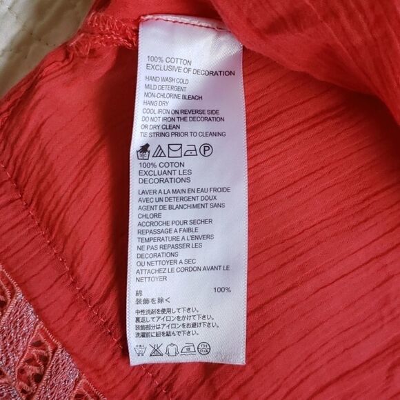 Tommy Bahama High Twist Peasant Top, size S - Picture 5 of 8